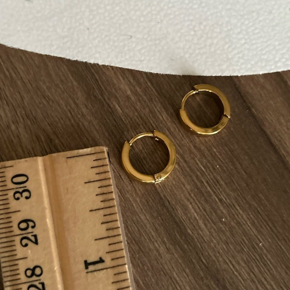 Hoop Earrings Q800 - Picture 3 of 5